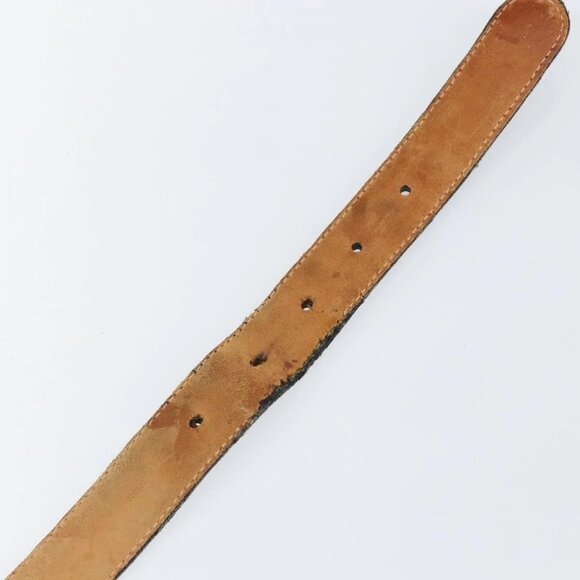 LOUIS VUITTON Monogram Denim Ceinture Belt 41.3"" Black M6972W LV Auth bs29692 - Picture 7 of 14